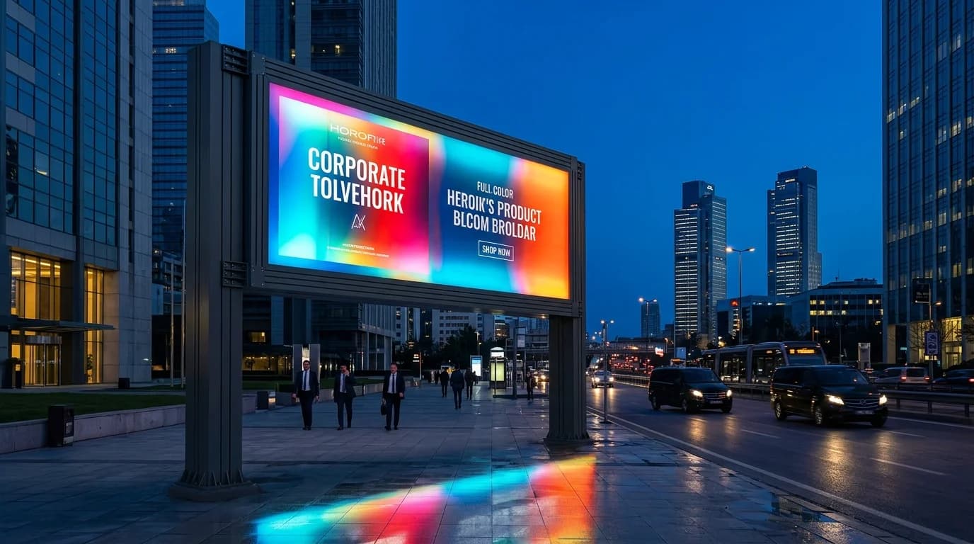 Açık Hava Reklamcılığı İstanbul uygulama örneği — TabelaTR