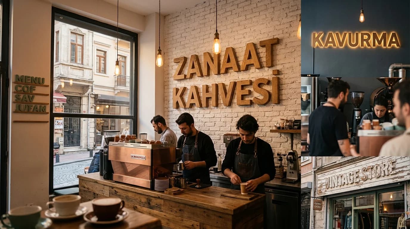 Ahşap Kutu Harf İstanbul uygulama örneği — TabelaTR