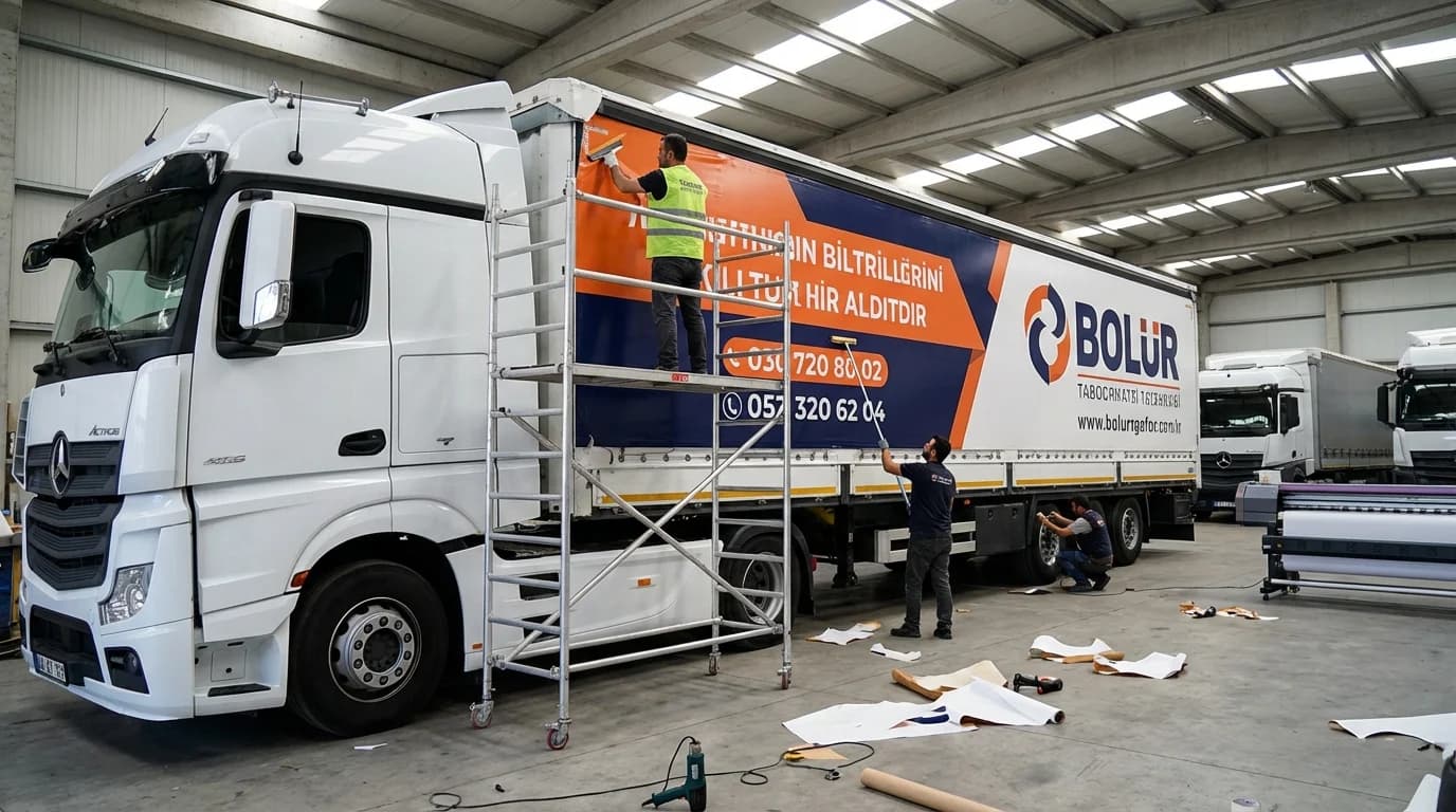 Kamyon TIR Kaplama İstanbul uygulama örneği — TabelaTR