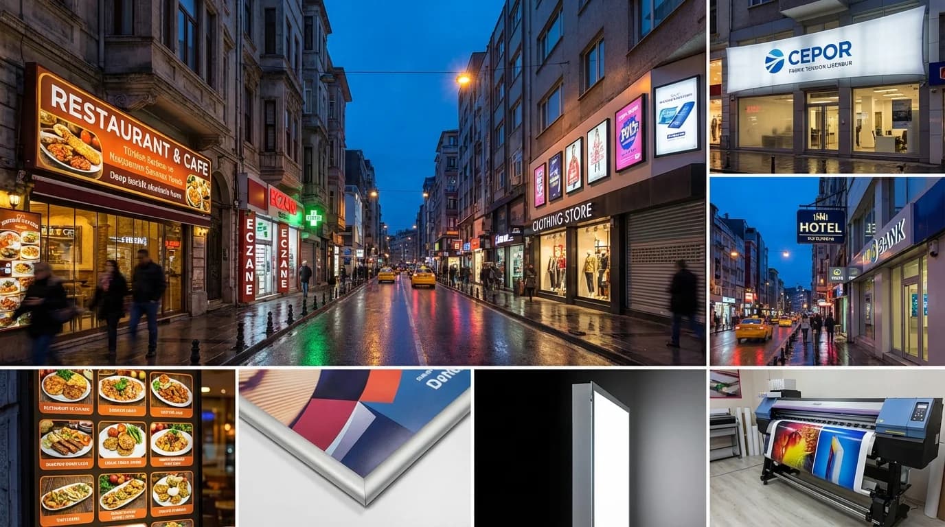 Light Box Tabela İstanbul uygulama örneği — TabelaTR