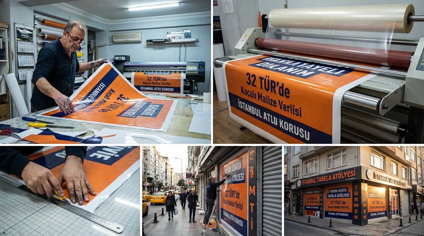 Dijital Baskı Vinil — İstanbul tabela