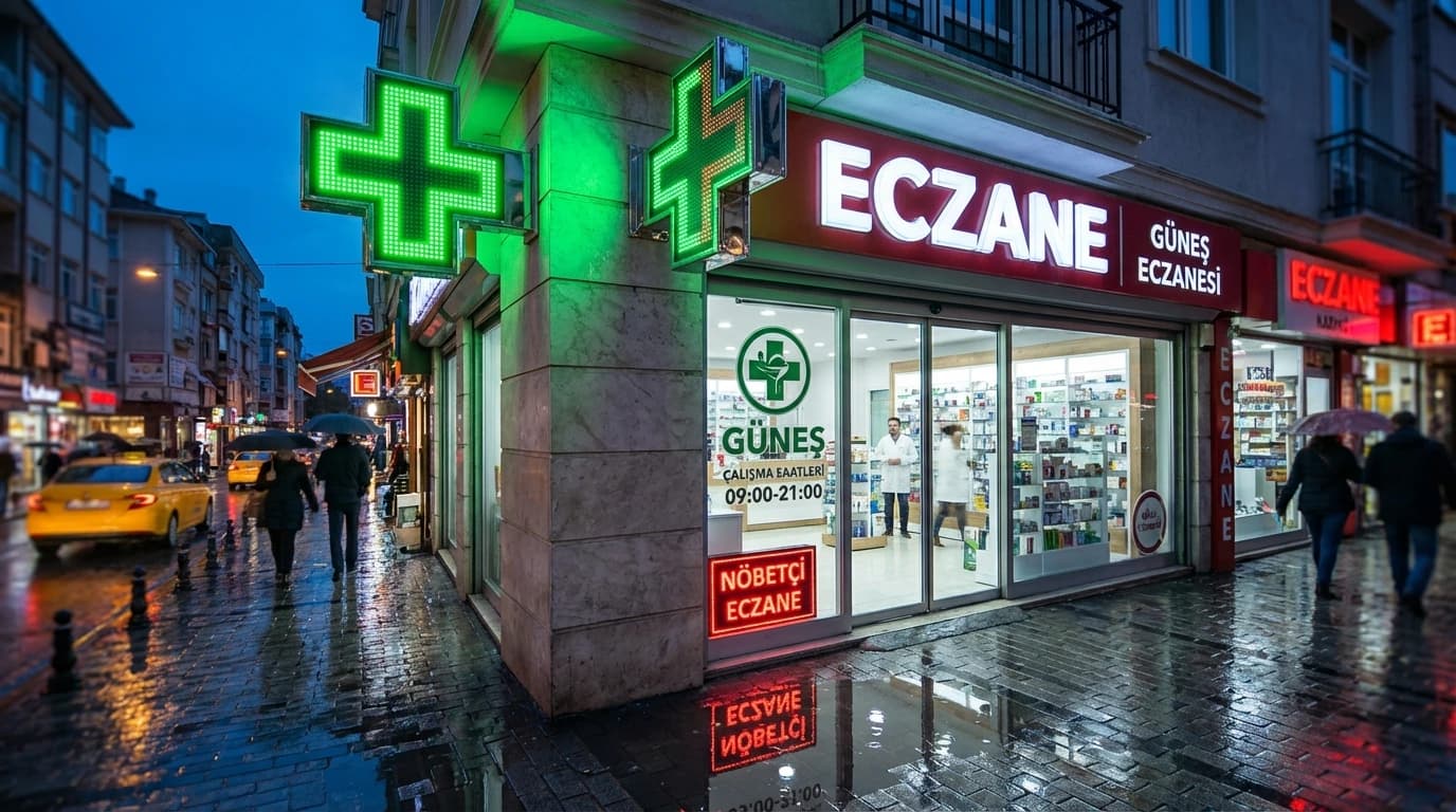 Hazır Eczane Tabelası — İstanbul tabela