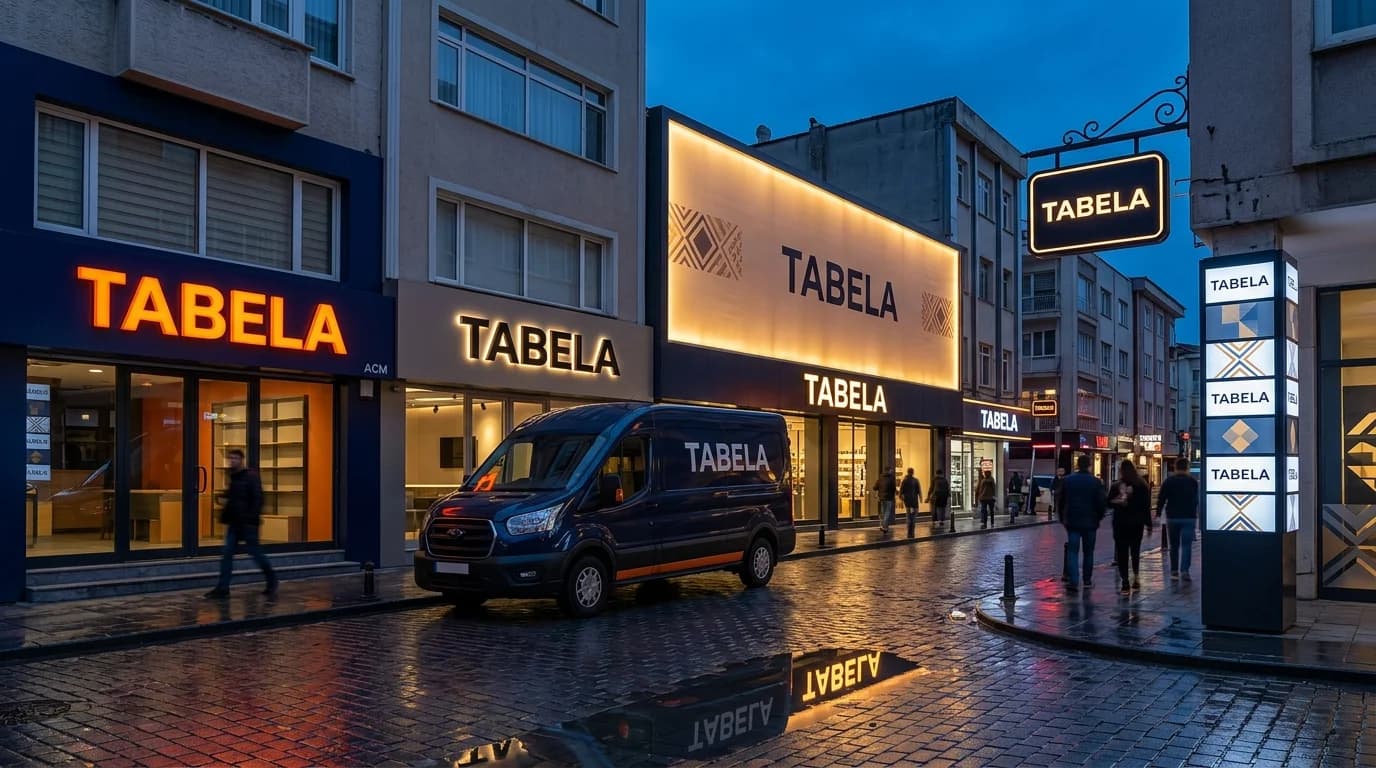 Tabela — İstanbul tabela hizmeti