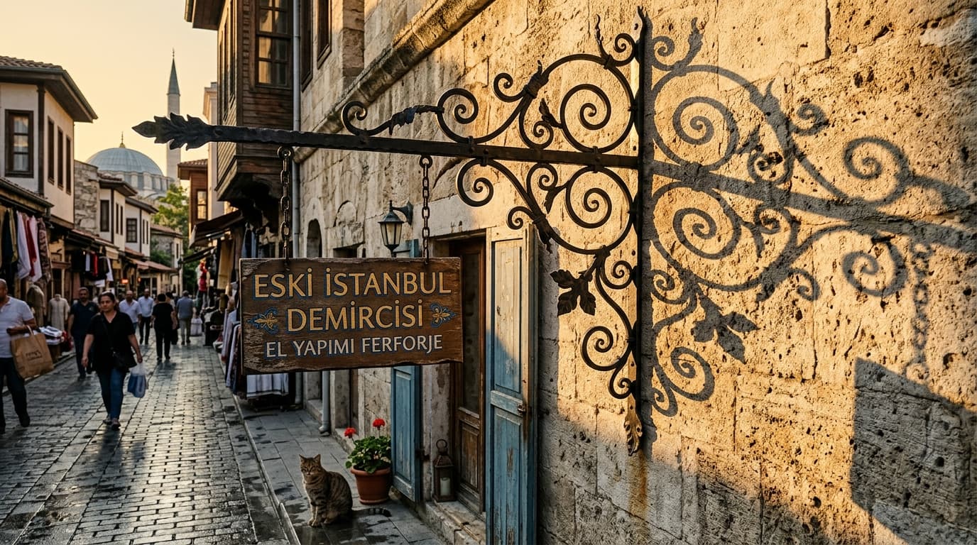 Ferforje Tabela — İstanbul tabela