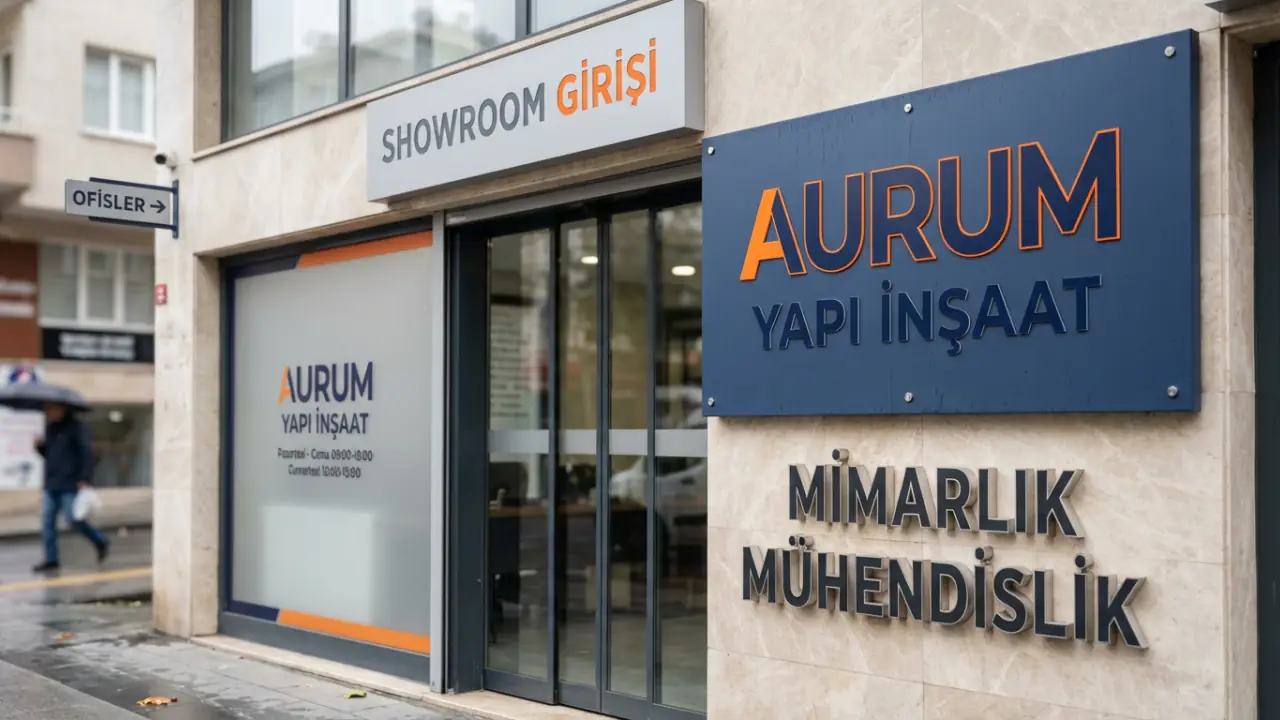 Işıksız alüminyum tabela