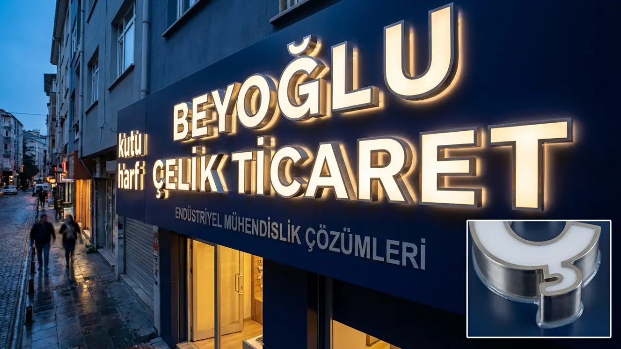 Kutu harf tabela imalatı