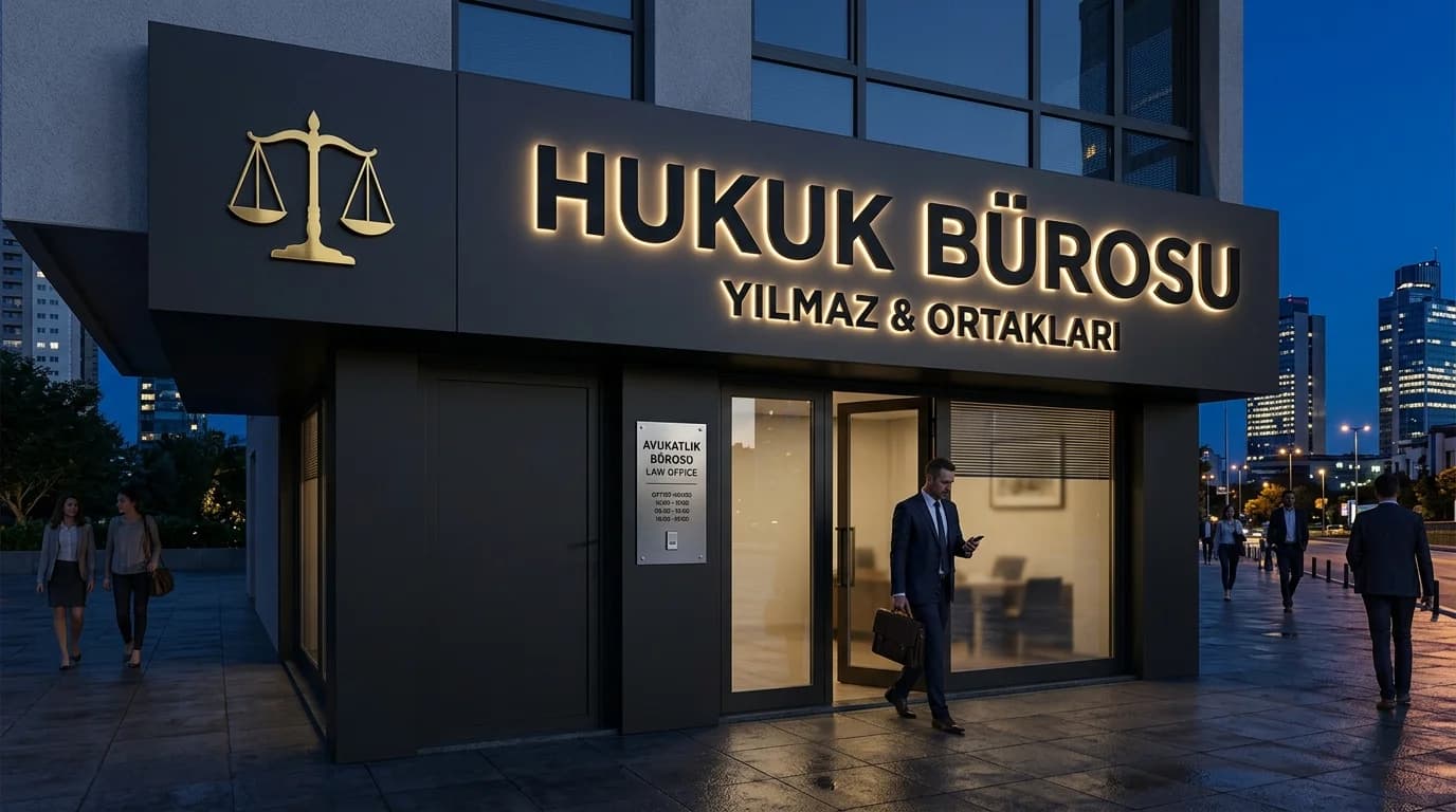 Avukat Tabelası — tabela