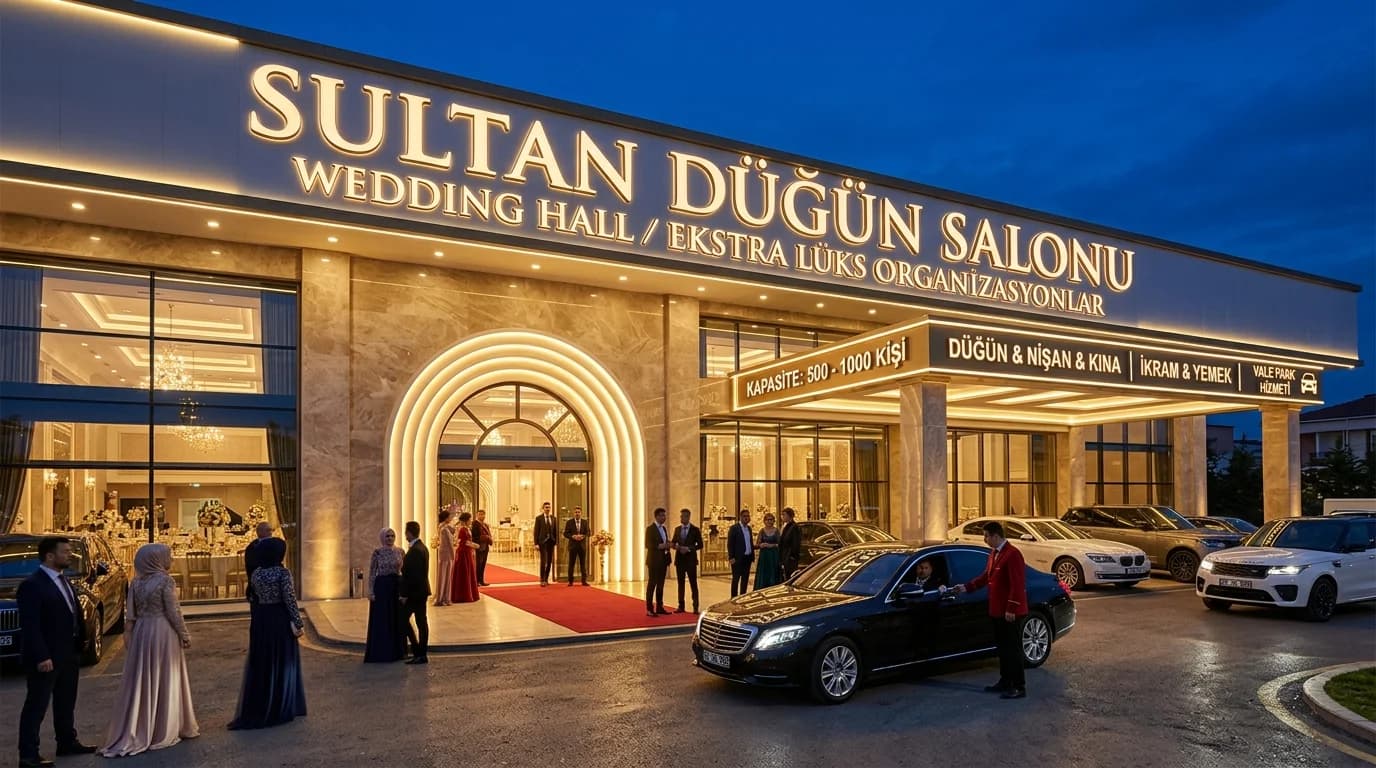 Düğün Salonu Tabelası — tabela