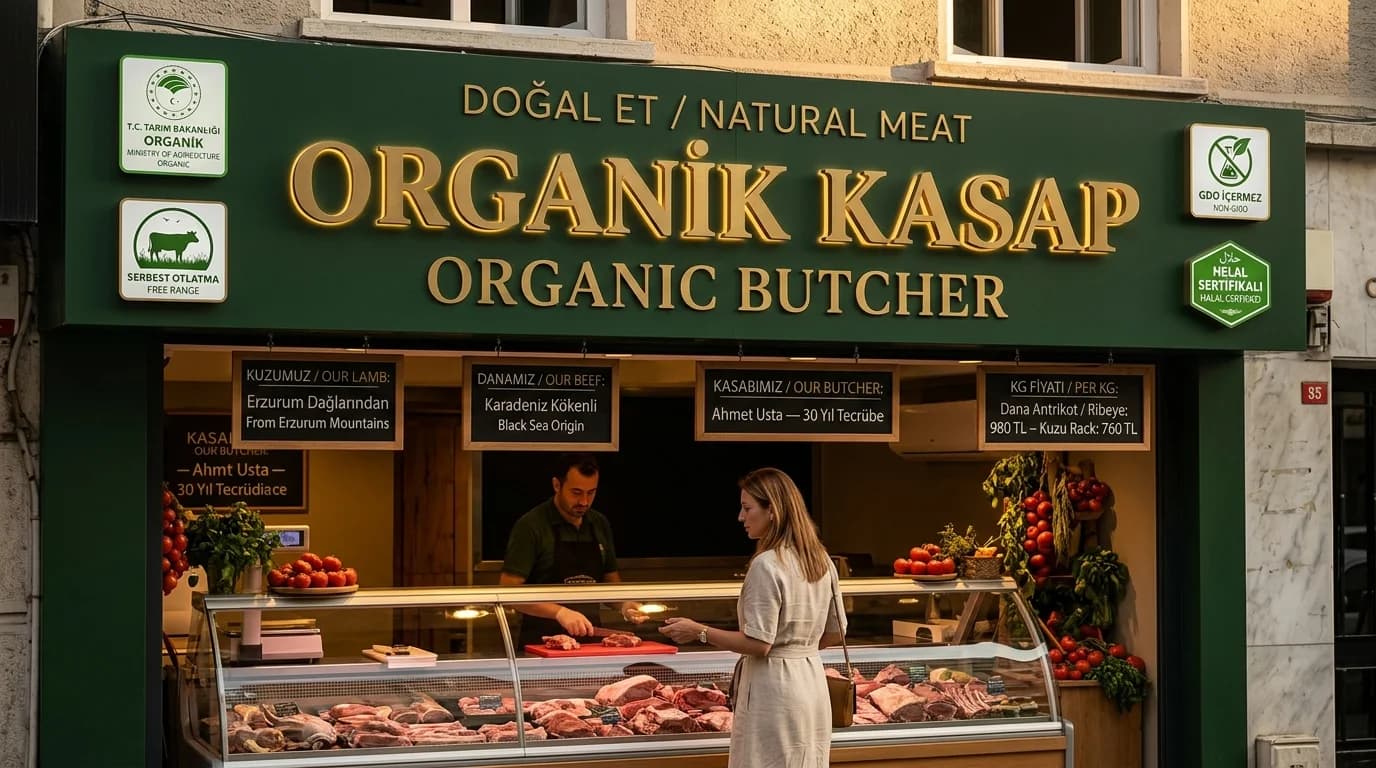 Kasap Tabelası — İstanbul tabela