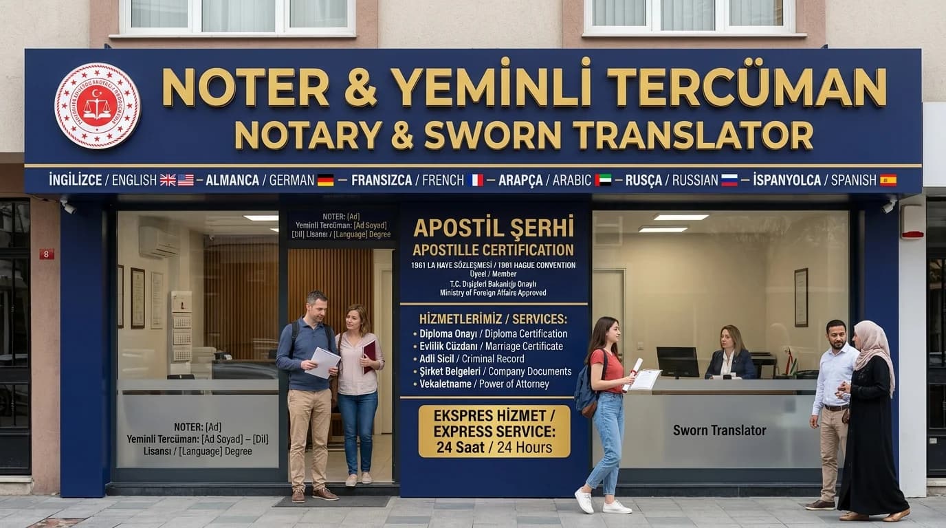 Noter Tabelası — İstanbul tabela