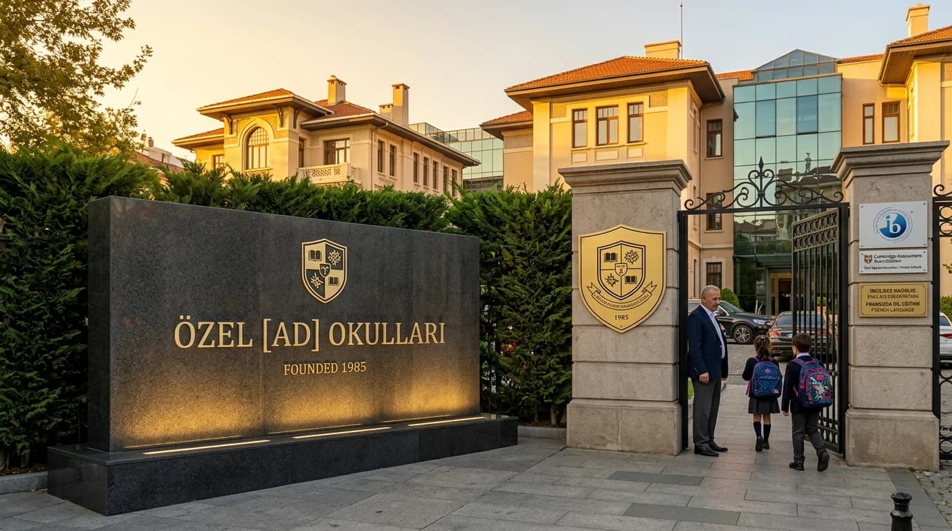 Okul Tabelası — İstanbul tabela