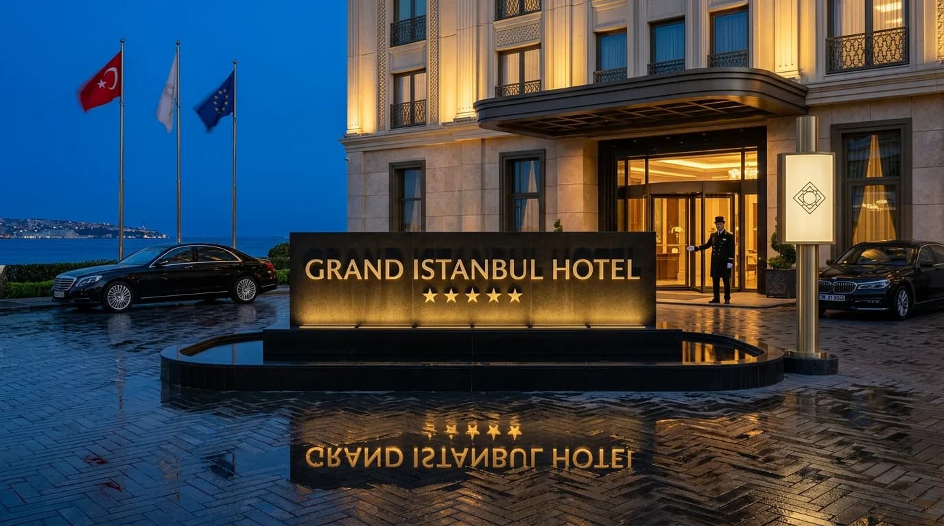 Otel Tabelası — İstanbul tabela