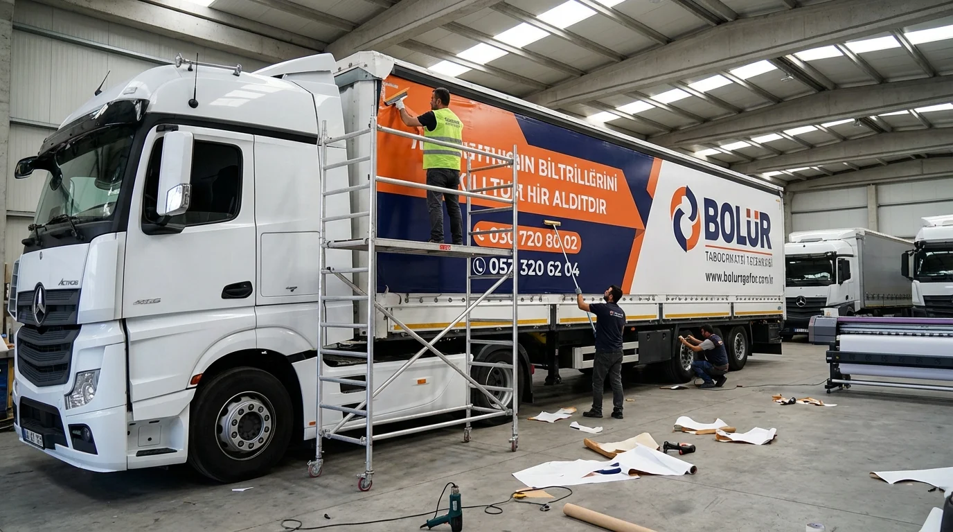 Kamyon TIR kaplama giydirme