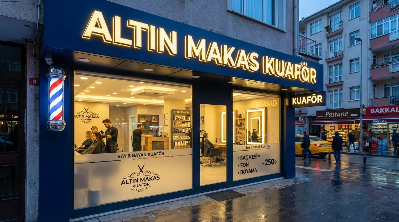 Kuaför tabelası İstanbul