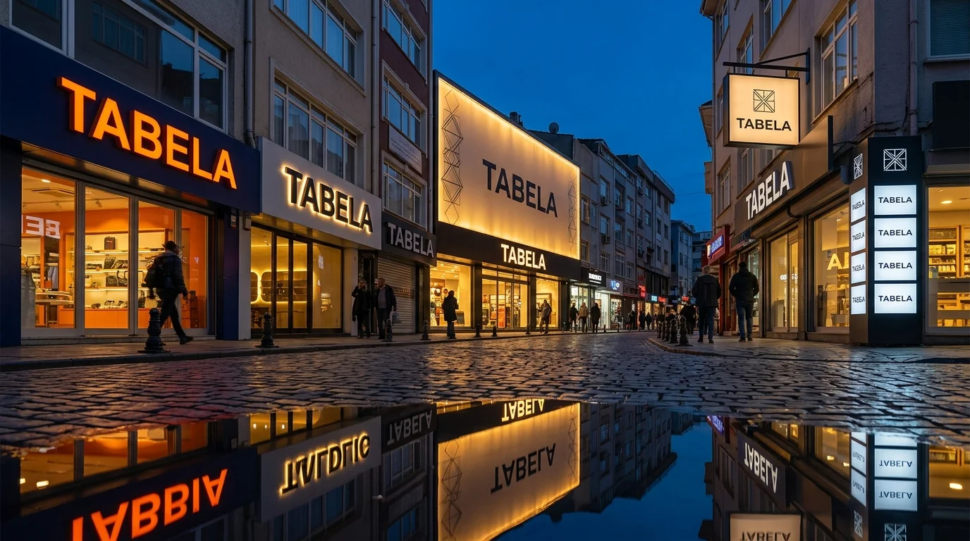 Tabela reklam tasarımı