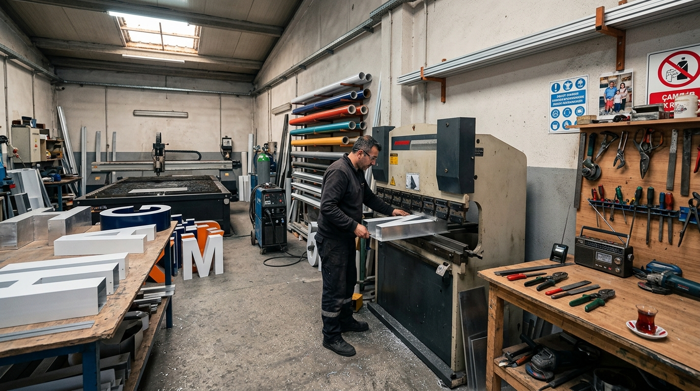 TabelaTR tabela imalat atölyesi yerinde üretim